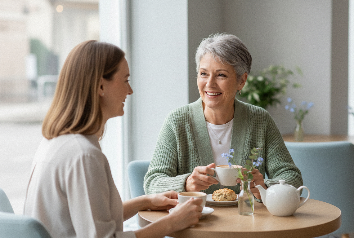 Kobieta z koleżanką